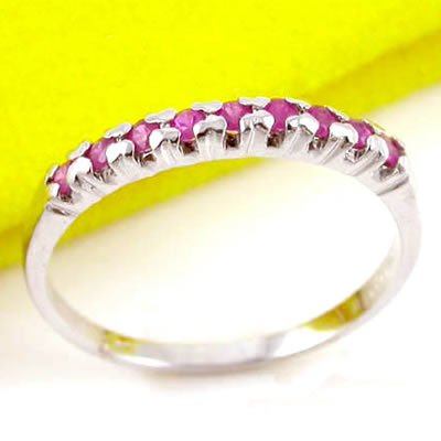 Brand 'LIYING' 925 Sterling Silver Ring with Natural Ruby