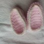 Pink side buttoned baby loafers