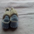 Lavender newborn side buttoned loafers