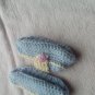 Lavender newborn side buttoned loafers