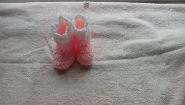 Pink newborn rainboot