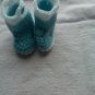 Newborn Lt. Blue crocheted rain boots