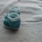 Newborn Lt. Blue crocheted rain boots