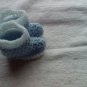 Newborn lavender crocheted rainboots