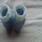 Newborn lavender crocheted rainboots