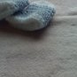 Newborn lavender crocheted rainboots