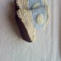 Newborn light blue cowboy booties