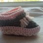 Newborn two toned moccasins