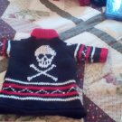 Gothic skull dress for 18  inch dolls