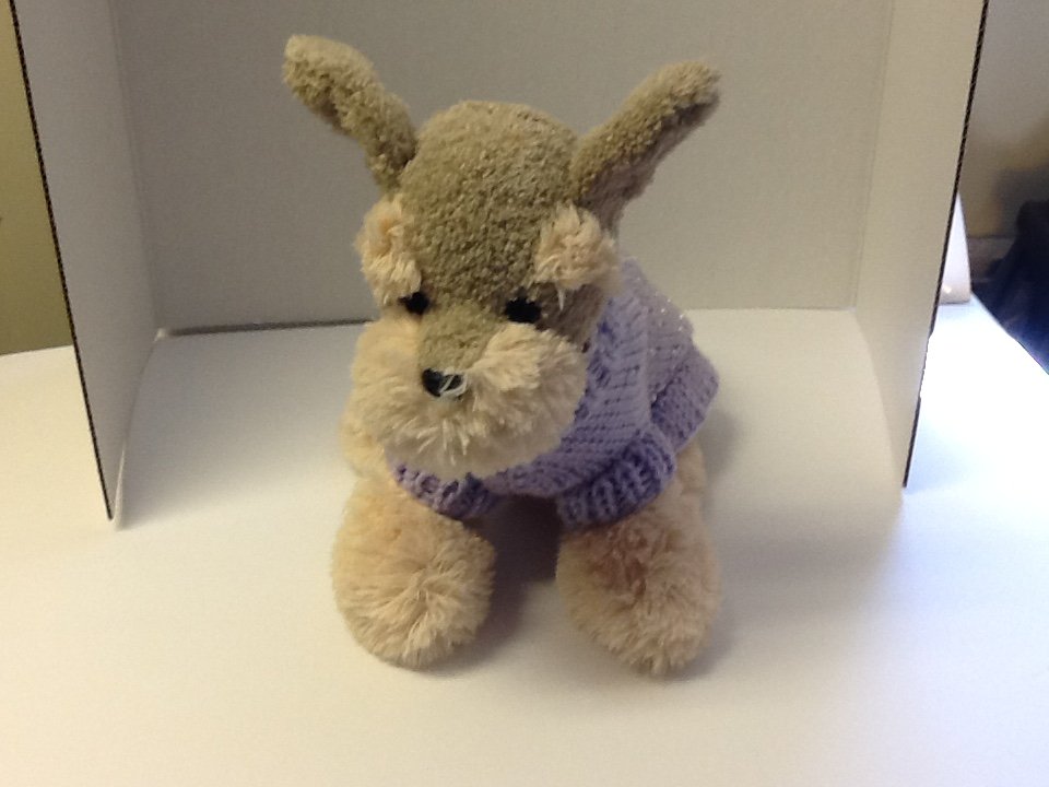 Petite lavender princes dog sweater