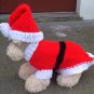 Santa paws dog sweater set