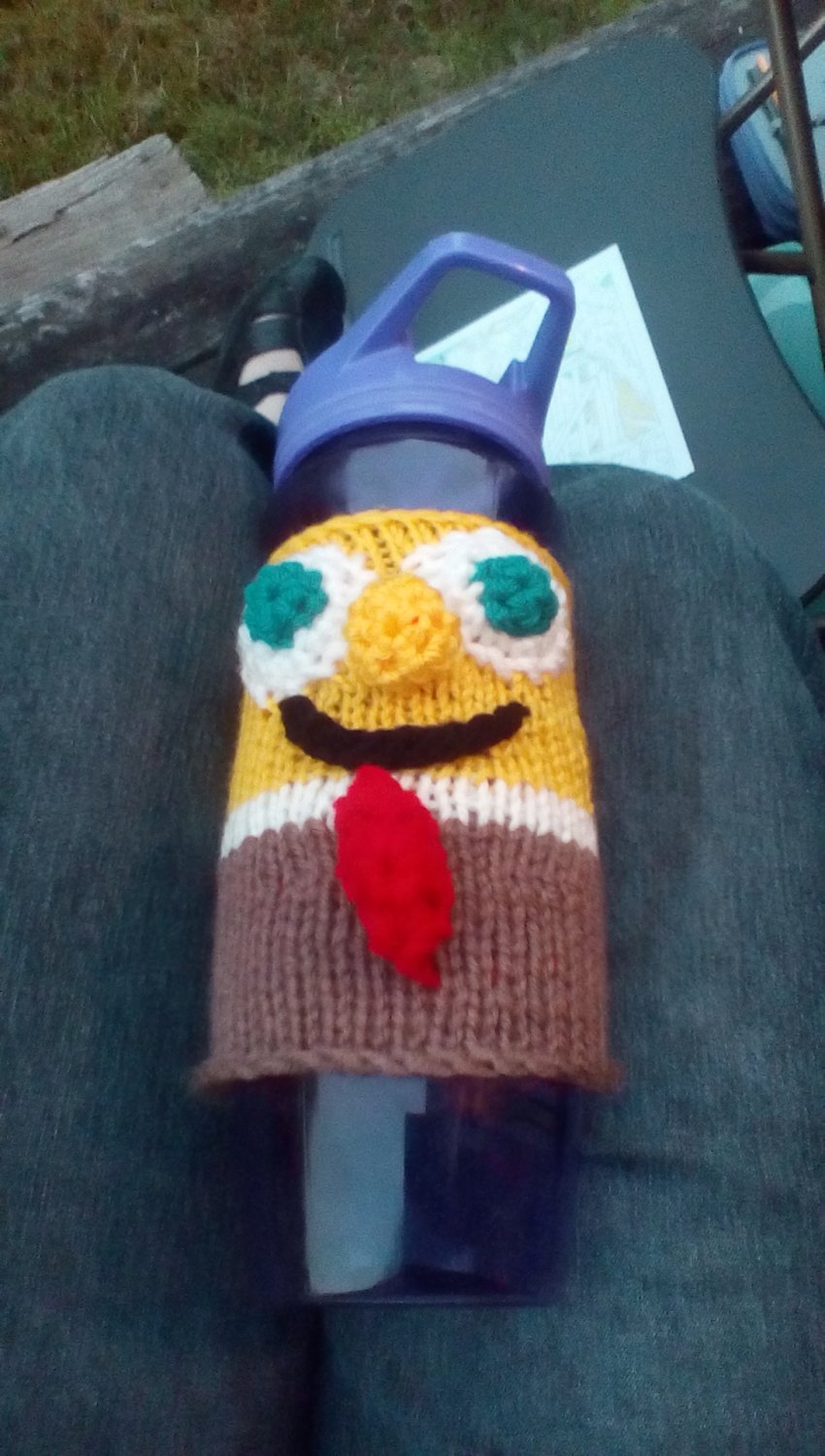 Sponge bob coffee cozy