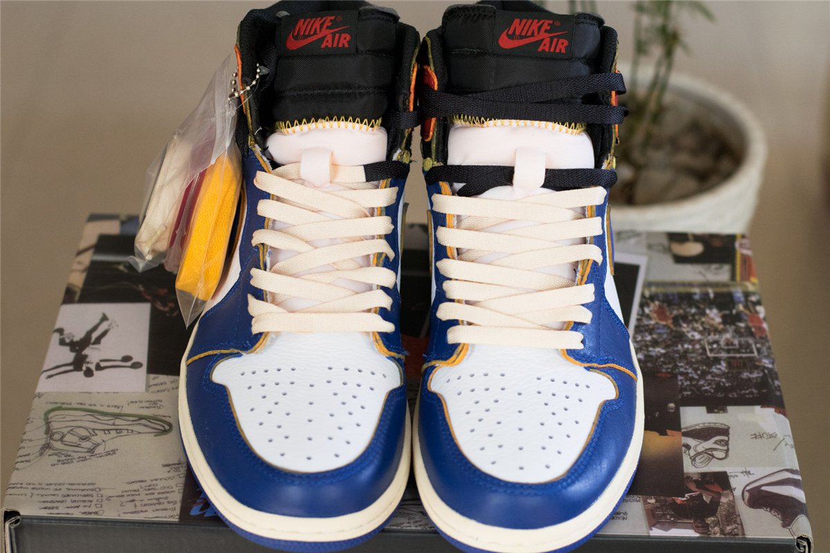 air jordan 1 union la blue toe