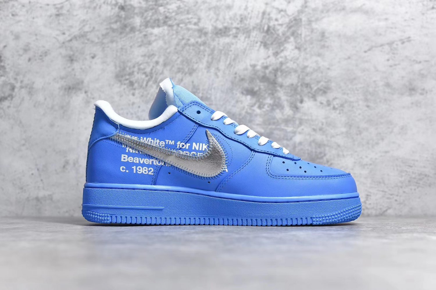 air force one low off white mca university blue