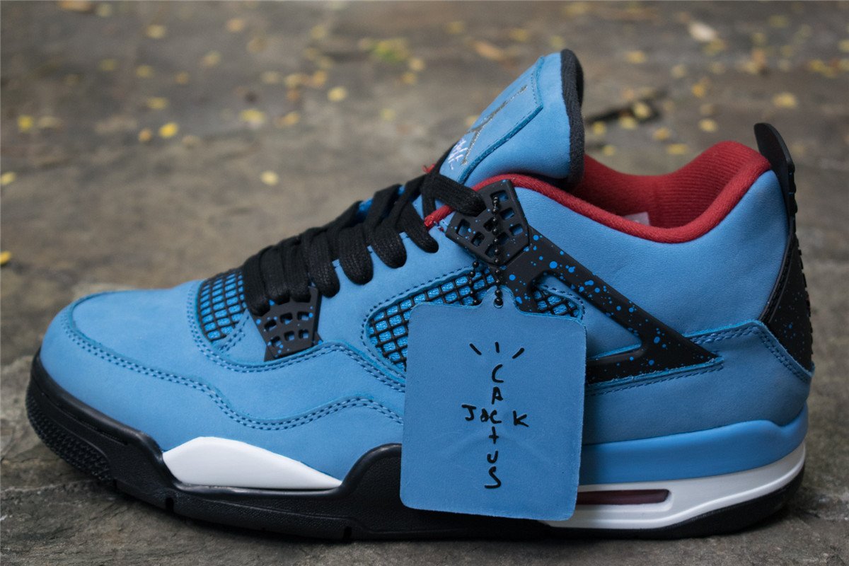 Travis Scott Air Jordan 4 Cactus Jack University Blue