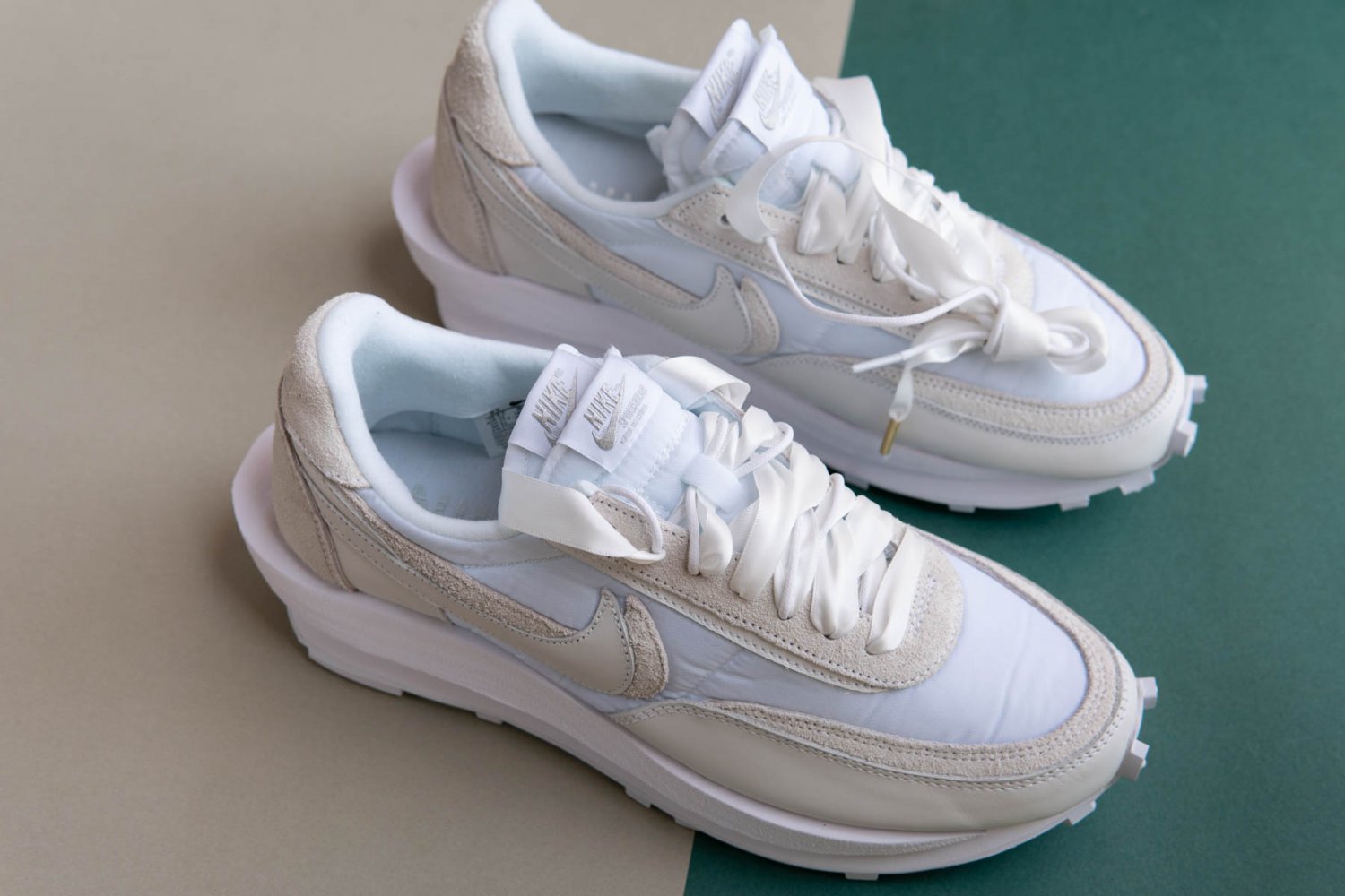 sacai x nike ld waffle white