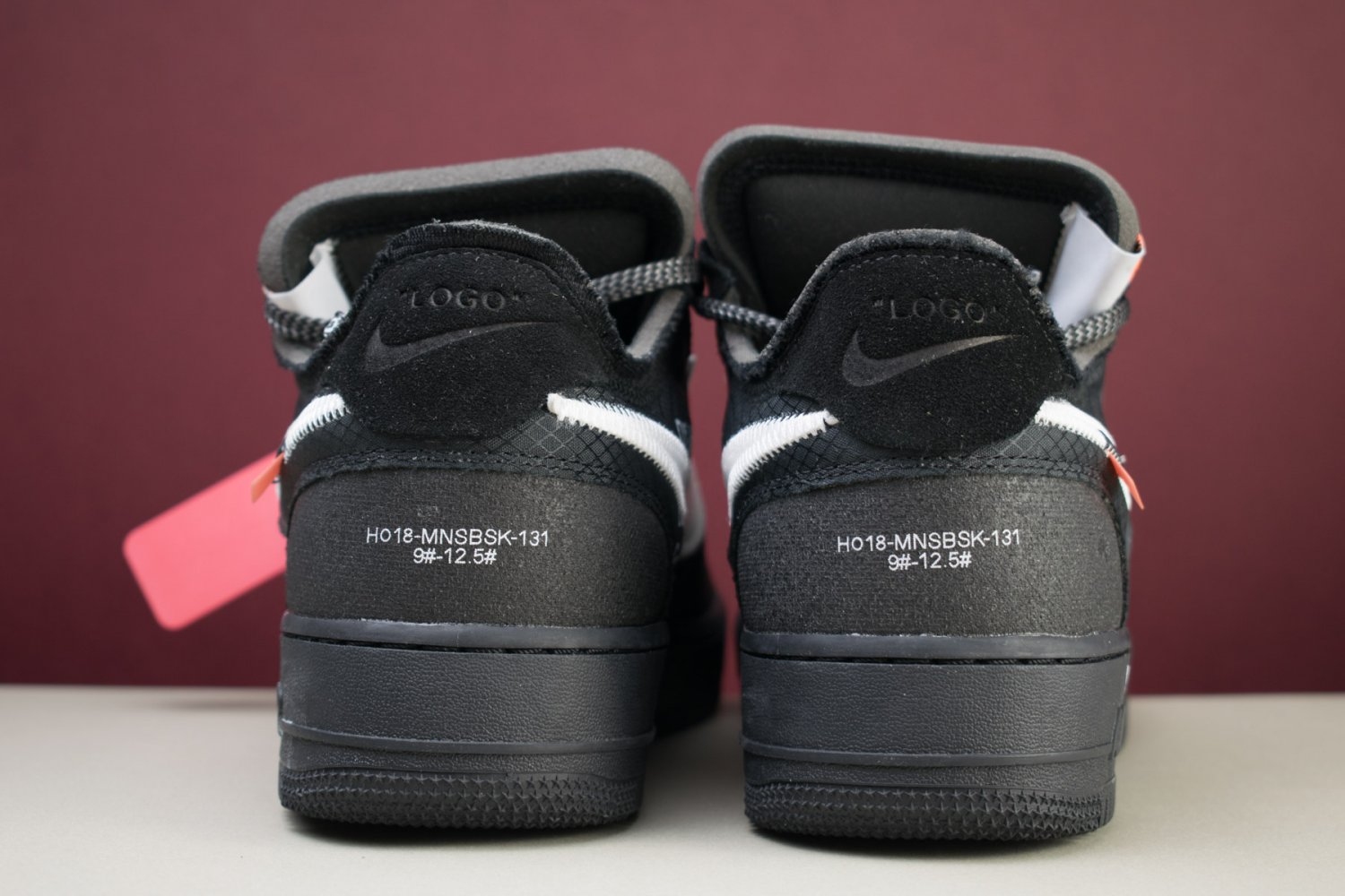 af1 low off white black