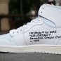 Men's Air Jordan 1 Retro High Off-White White Sneakers