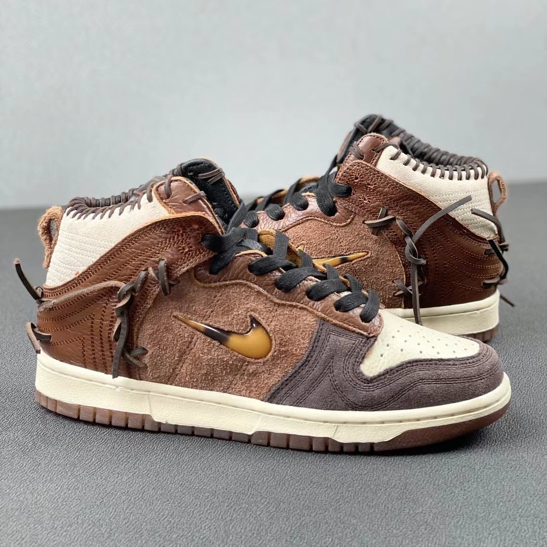 dunk high bodega fauna brown
