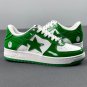 A Bathing Ape Bape Sta Low White Green