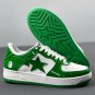 A Bathing Ape Bape Sta Low White Green