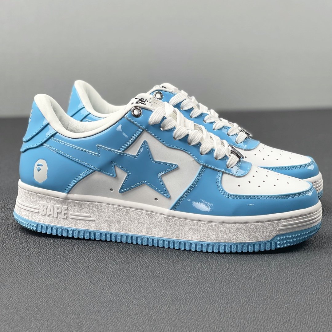 A Bathing Ape Bape Sta Low Blue White