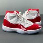 Jordan 11 High Cherry White Red