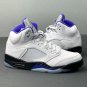 Jordan 5 White Purple