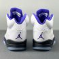Jordan 5 White Purple
