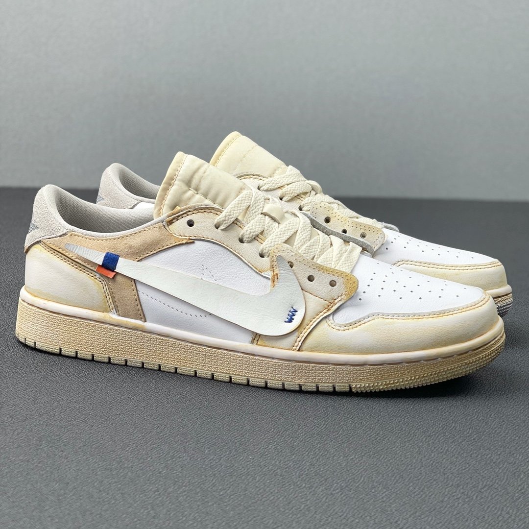 Jordan 1 Low Retro Off White White