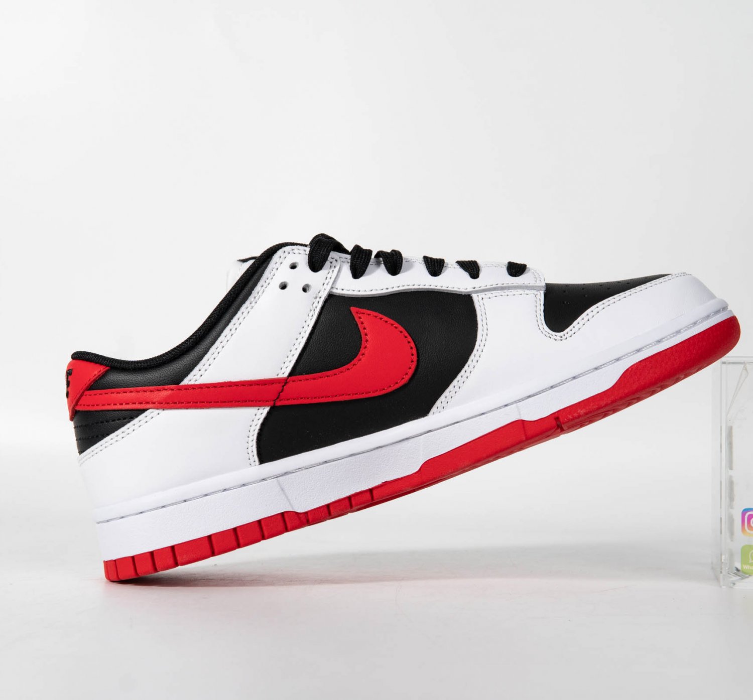 Nike Dunk Low Retro White Black University Red