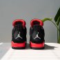 Jordan 4 Retro Black Red Thunder