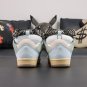 Lanvin Leather Curb Sneaker Light Blue