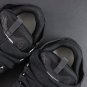 Lanvin Leather Curb Triple Black