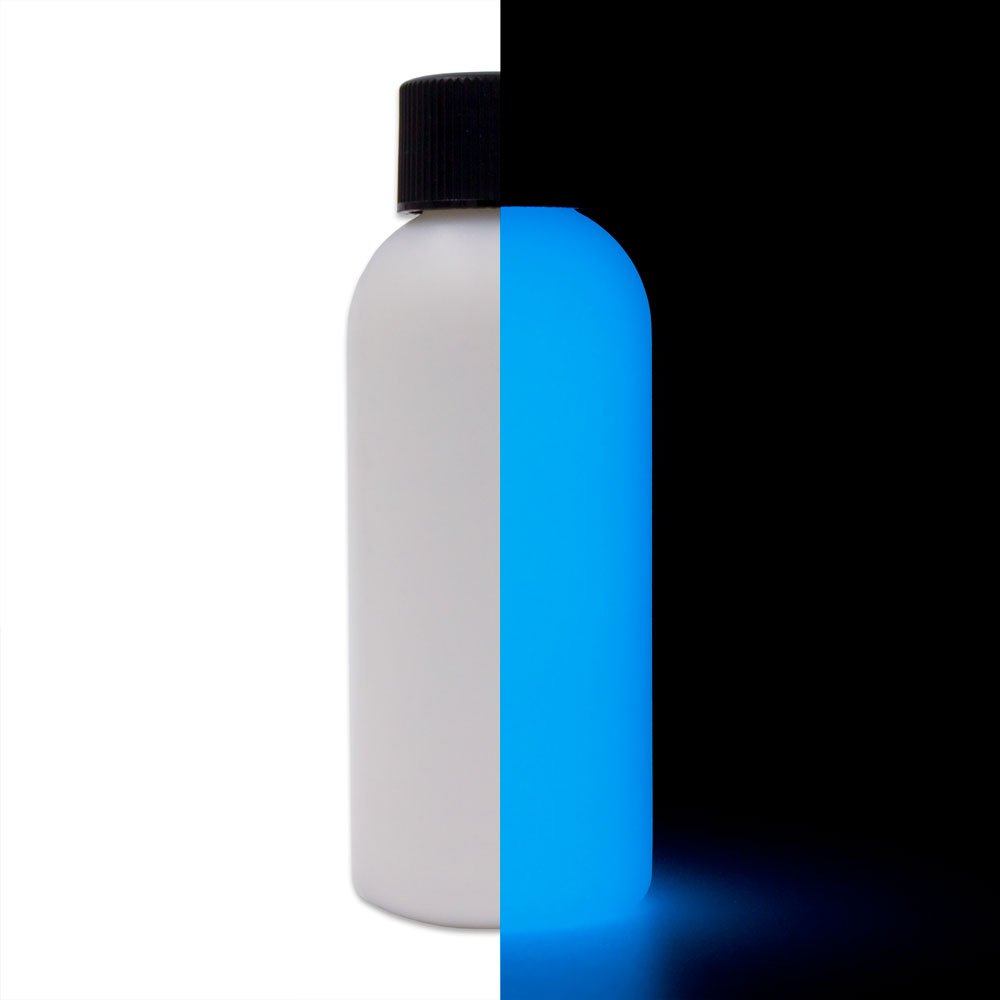 Blue Glow in the Dark Paint