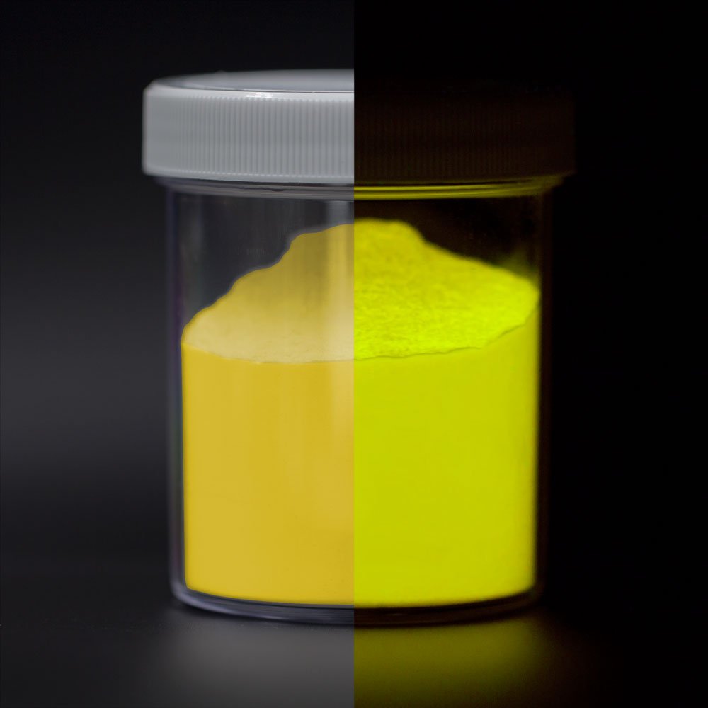 Yellow Glow in the Dark Powder