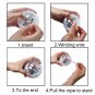 Wrist Trainer LED Wrist Ball Powerball Hand Spinner Gyroscopic Ball Metal Type with LCD Di