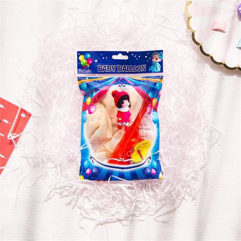 36 Inch Round Shape Baby Doll Party Clear Balloon for Valentines Day Wedding