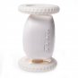 LYGF Creative Digital LCD Display Running Alarm Clock Runaway Moving Wheels White White