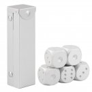 5pcs set Aluminum Alloy Dice Set Metal Case Gift for Party Home Play Games