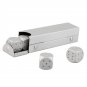 5pcs set Aluminum Alloy Dice Set Metal Case Gift for Party Home Play Games