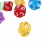 10pcs Set Games Multi Sides Dice D10 Gaming Dices Game Playing 5 Color