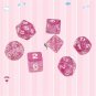 7pcs Set Games Multi Sides Dice D4 D6 D8 D10 D12 D20 Gaming Dices