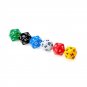 6pcs set D20 Dice Opaque Twenty Sided Dice Multi Color Gaming Resin Polyhedral