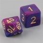 7pcs D4 D6 D8 D10 D12 D20 Multi Sided Game Role Playing Dual Color Dices