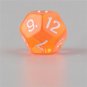 10pcs Set Multicolor Transparent 12-Sided Role Playing Game Dices D12 New