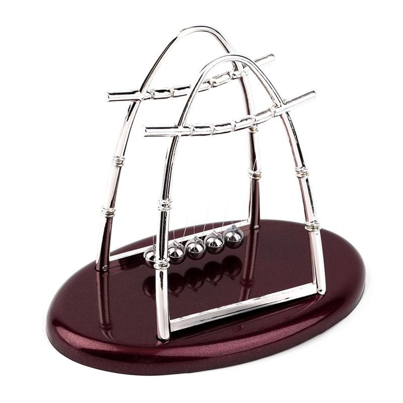 Hot Newton's Cradle Steel Balance Ball Physics Science Pendulum Desktop Gift