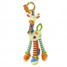 Infant Baby Development Soft Giraffe Animal Handbells Rattles Handle Toys