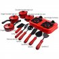 11pcs pack Mini Kitchen Cooking Toys Kitchen Appliance Play Food Toy Set for Kids Red Red