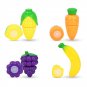 Cooks Kitchen Playset Cutting Food Play Set Fruits &amp; Vegetables Connected with Velcro